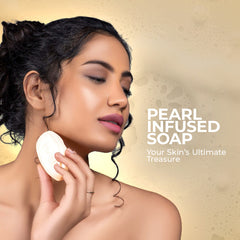 Pearl Whitening Soap with Kojic Acid & Papaya | Corrects Dark Spots, Remove Acne Scars & Brightens the skin