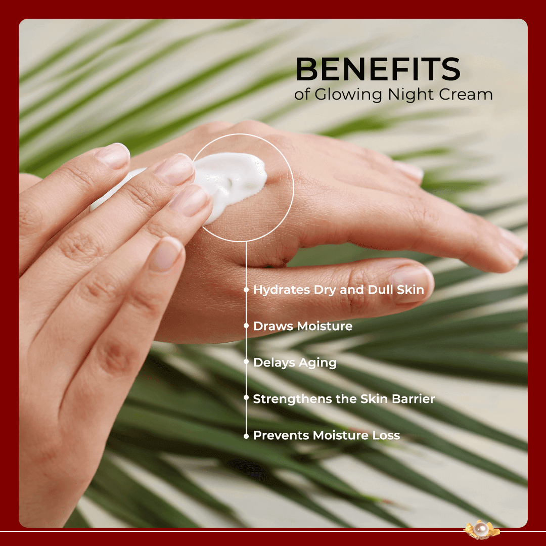 ARM Improved Glowing Skin Night Cream Benefits