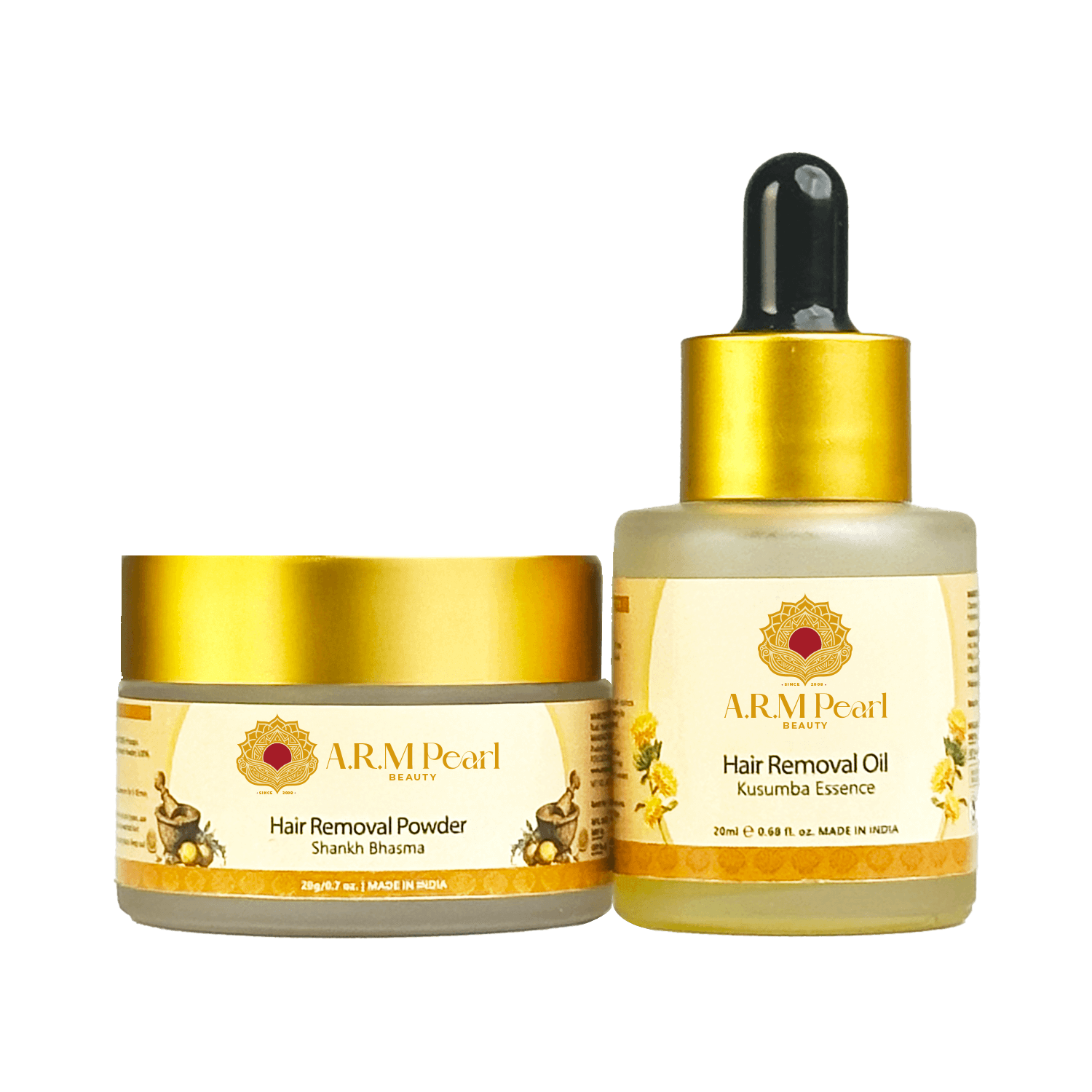 hair removal powder & Oil