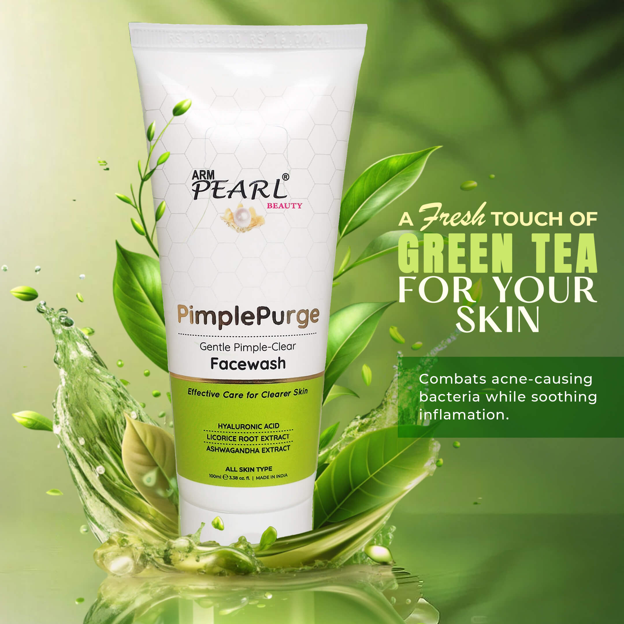 Pimple Purge Green Tea Extracts For Your Skin